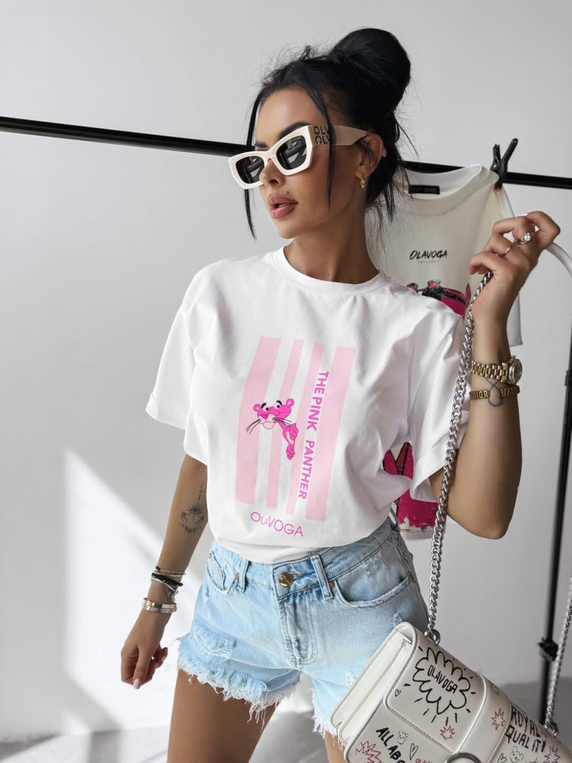 t-shirt CONTROL biały