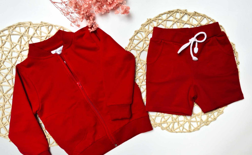 Czerwona Bomberka Byobaby - Bluza Dziecięca