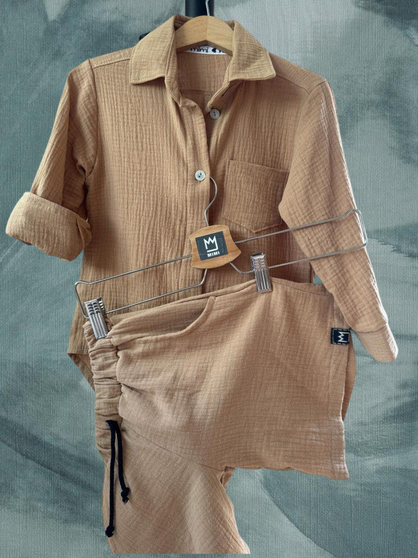 KOMPLET MUŚLIN KAMEL MIMI