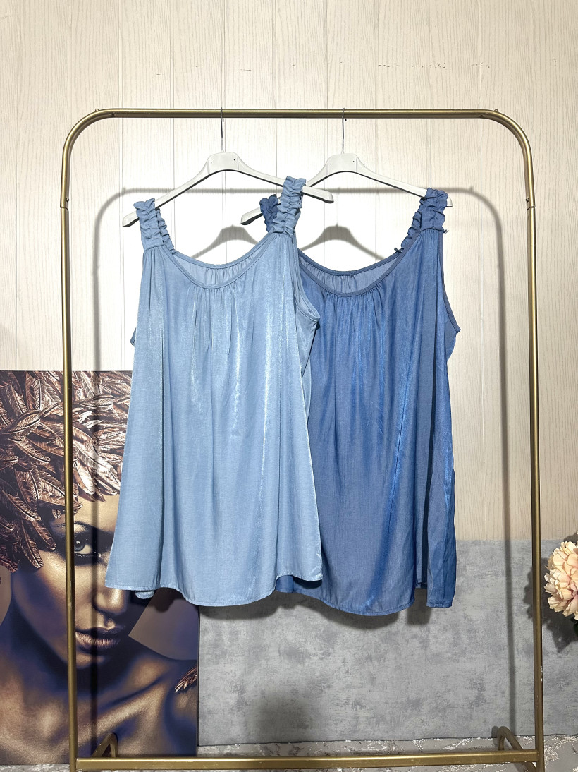 Jeansowy top PLUS SIZE 