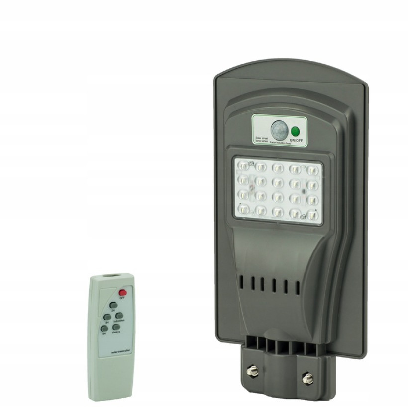 Lampa uliczna LED solarna 20W – energooszczędne i inteligentne oświetlenie zewnętrzne