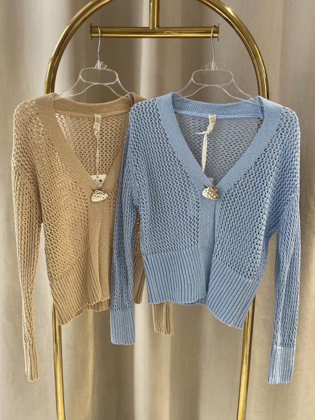 LAMIAR SWETER DZIURKOWANY