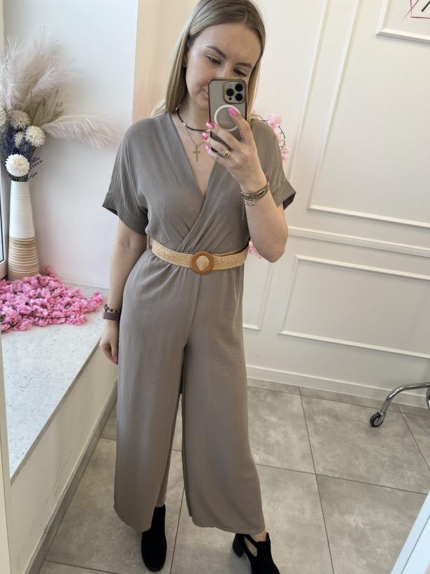 Kombinezon dekolt zakładka 12525