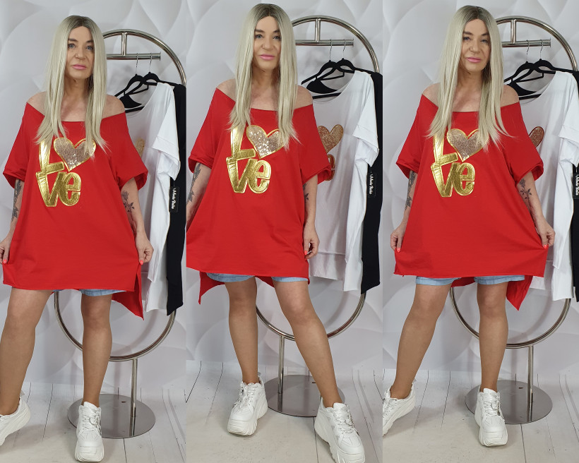 BLUZKA ZŁOTE LOVE 21472 RB27 