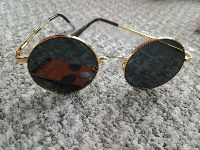 Okulary okrągłe "potterki" czarne