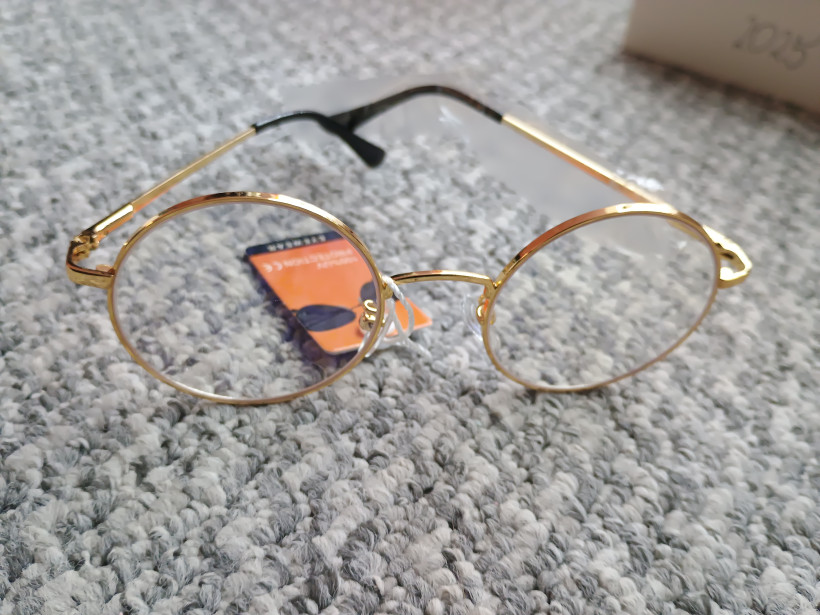 Okulary  okrągłe "potterki" zerówki 