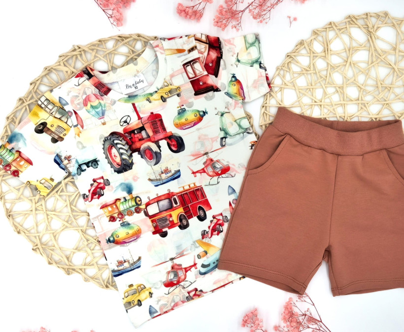 Bluzka maszyny i pojazdy By o baby