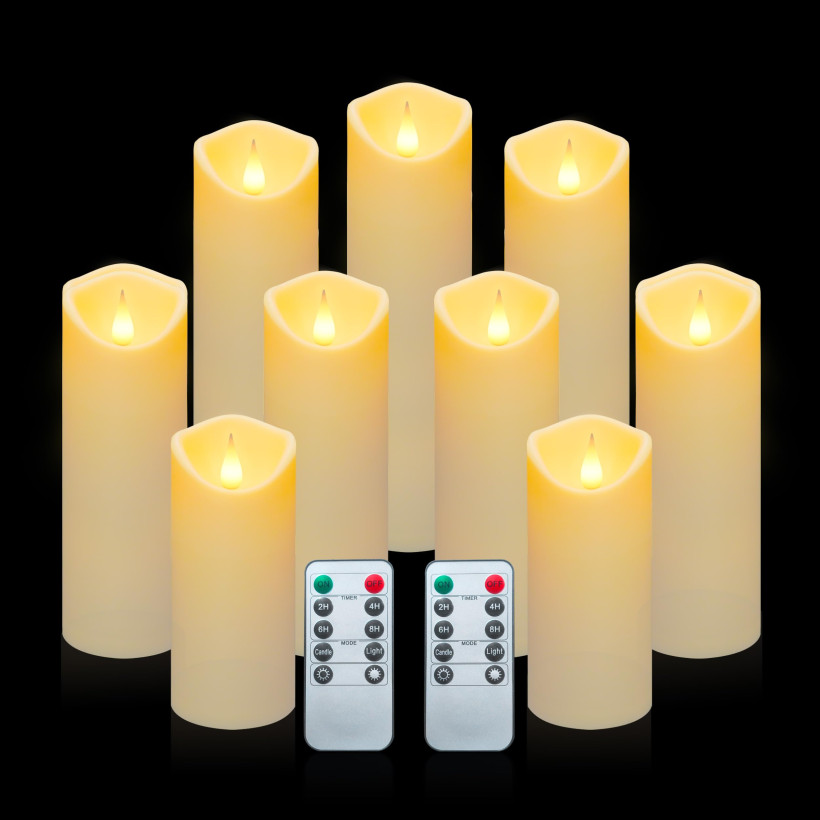 Led świeczki różnej wielkośći 8sztk
