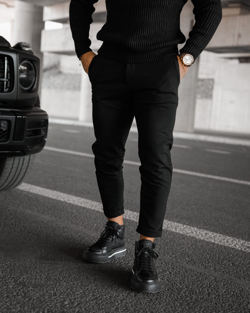 Spodnie męskie CHASER czarne