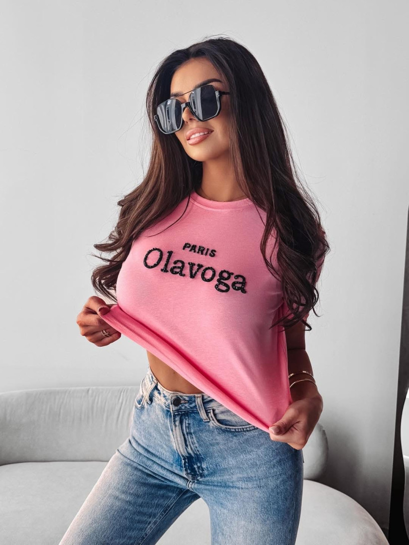 t-shirt SMOKY ROSE róż