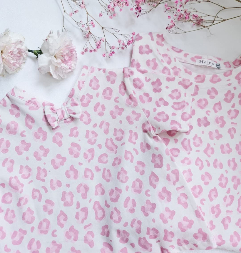 OPASKA SZTYWNA RÓŻOWA PANTERA HELEN