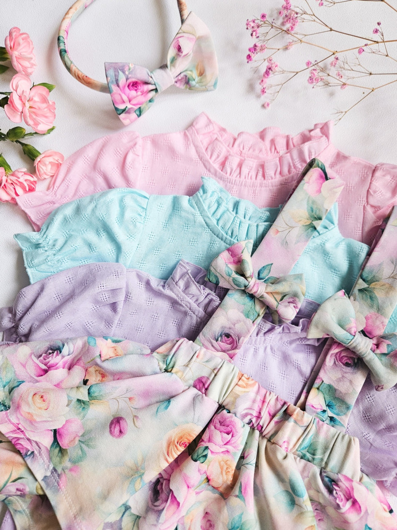 Bluzka haft turkus Helen