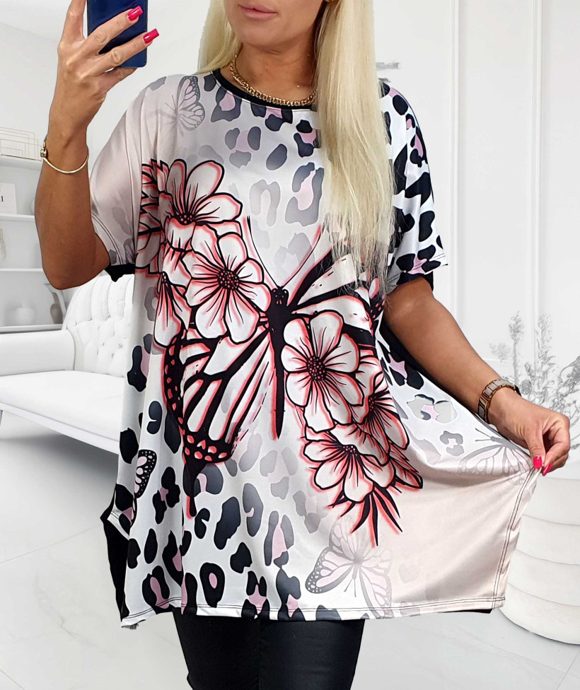 Tunika Plus Size MILLI MOTYL PANTERA