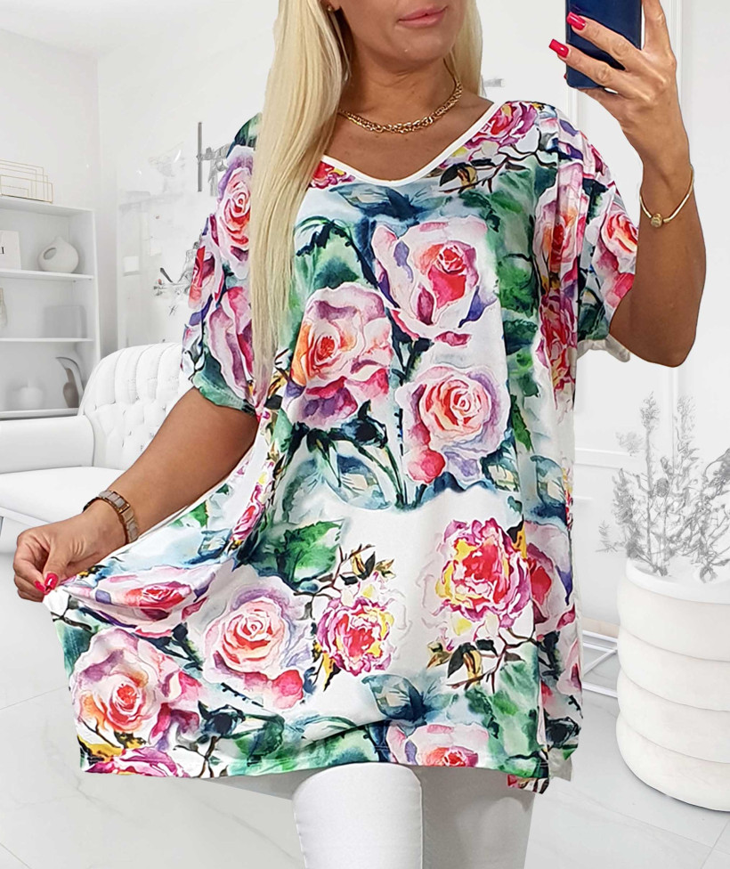 Tunika Plus Size MILLI PASTEL