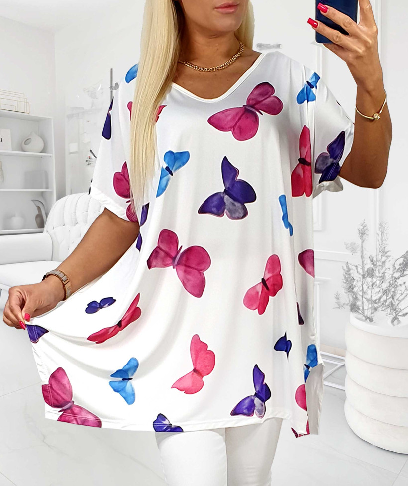 Tunika Plus Size MILLI MOTYLKI