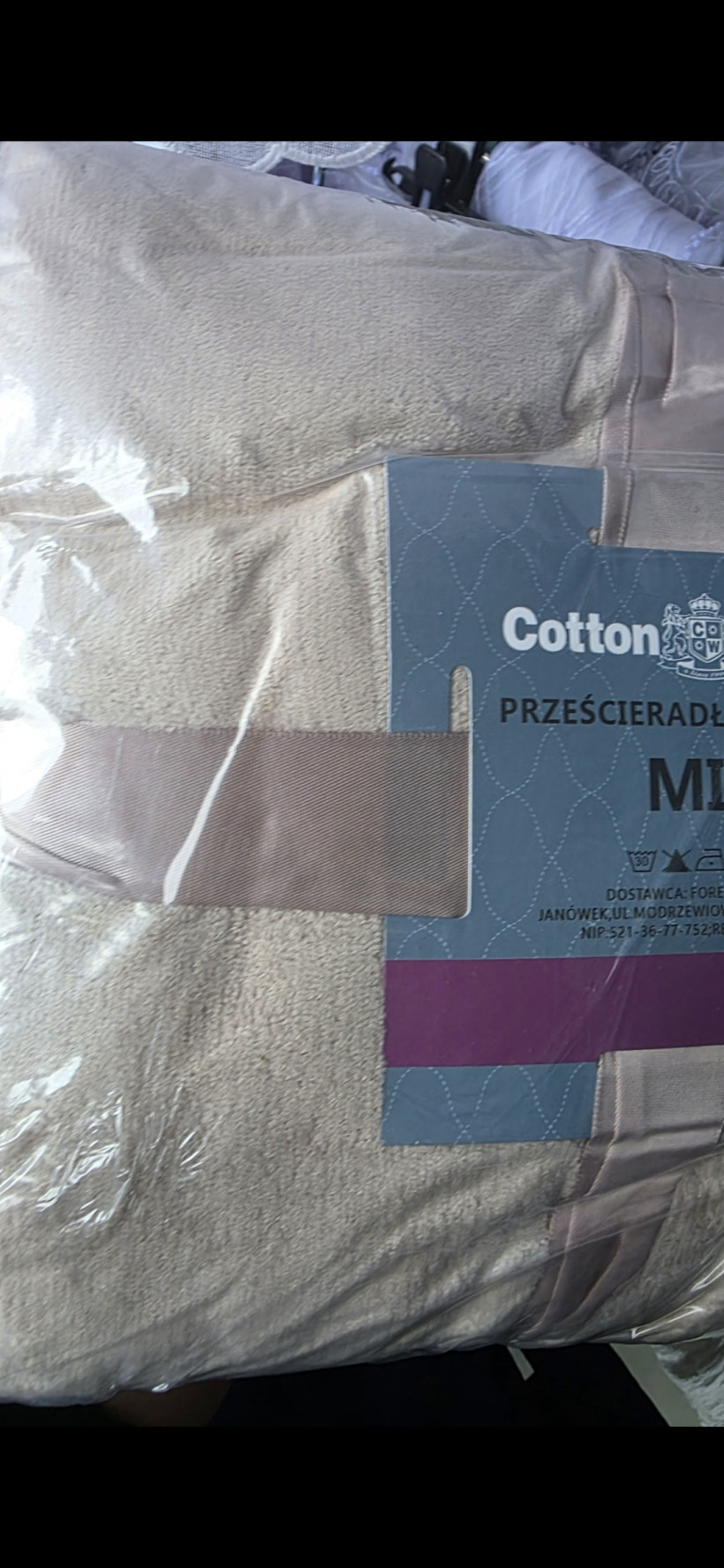 Prześcieradło miś 160x200 beż