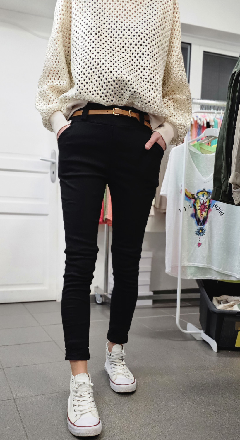 PANTALON ARMELLE NOIR