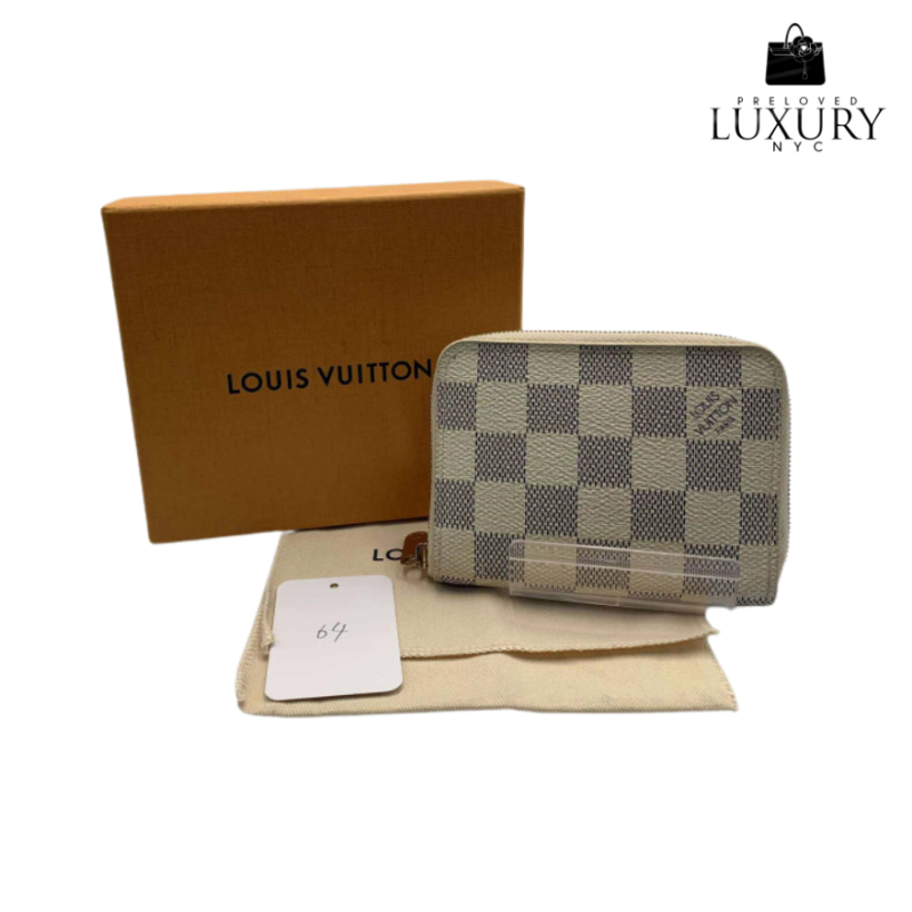 LOUIS VUITTON Azur Zippy Coin Purse