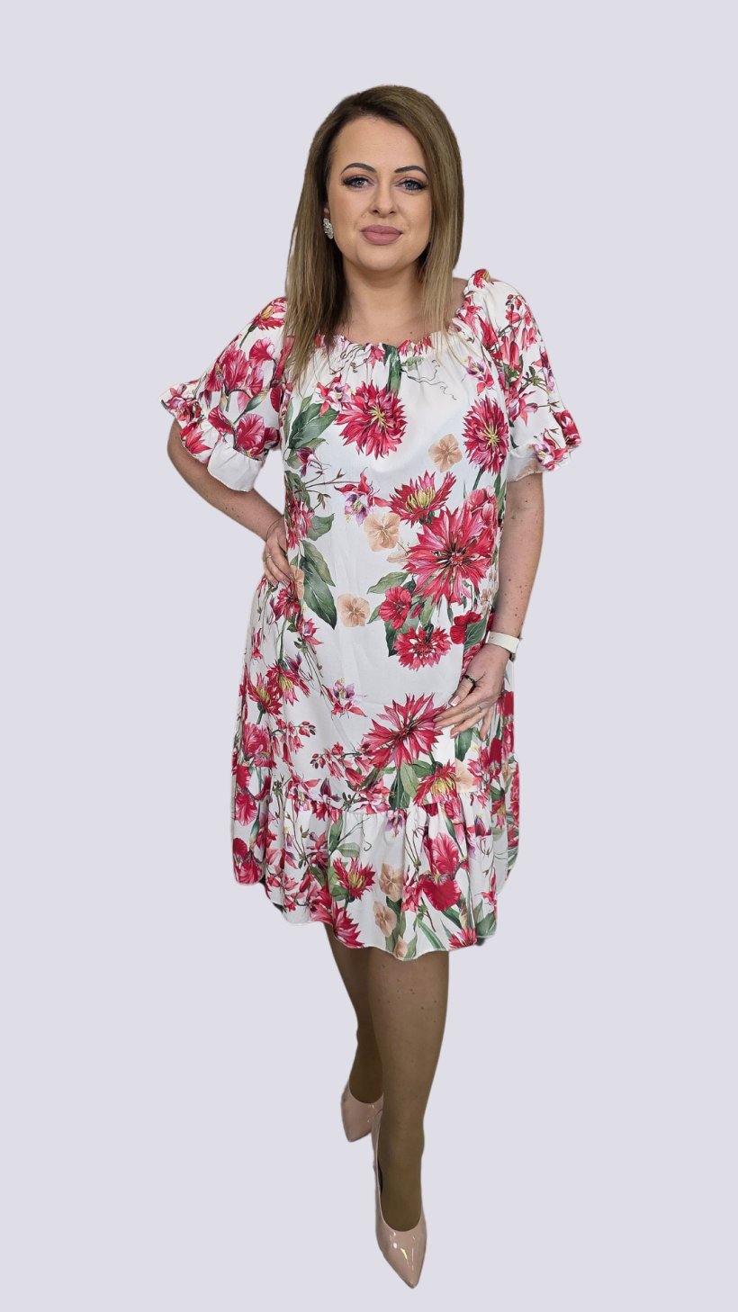 Sukienka hiszpanka - flowers