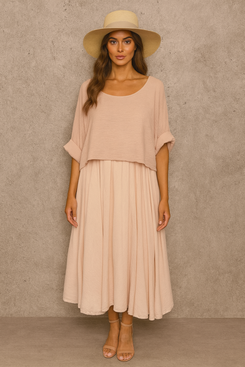 L/SUKIENKA RAMIĄCZKA NARZUTKA