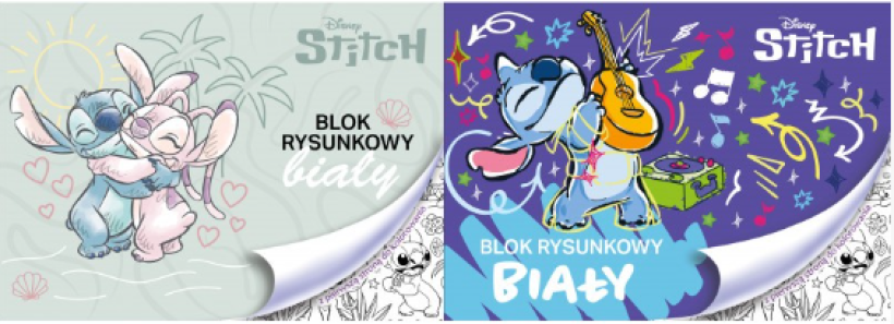 Blok Rysunkowy 20 k Stitch