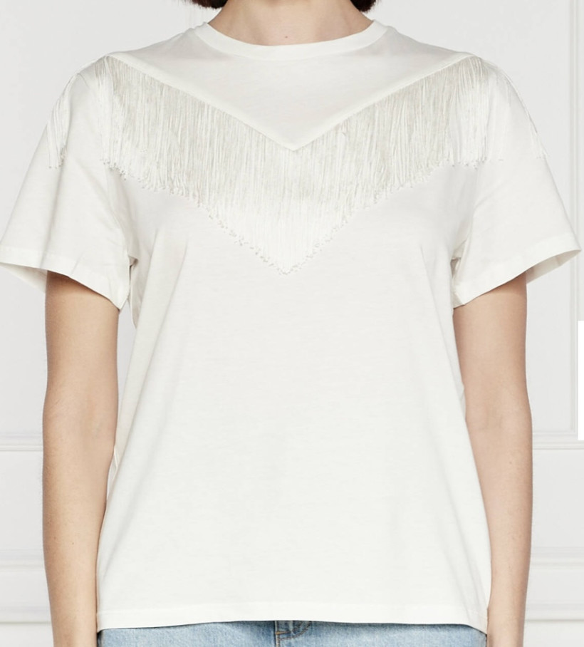 T-shirt Pinko Under World 103727 A1XS biały