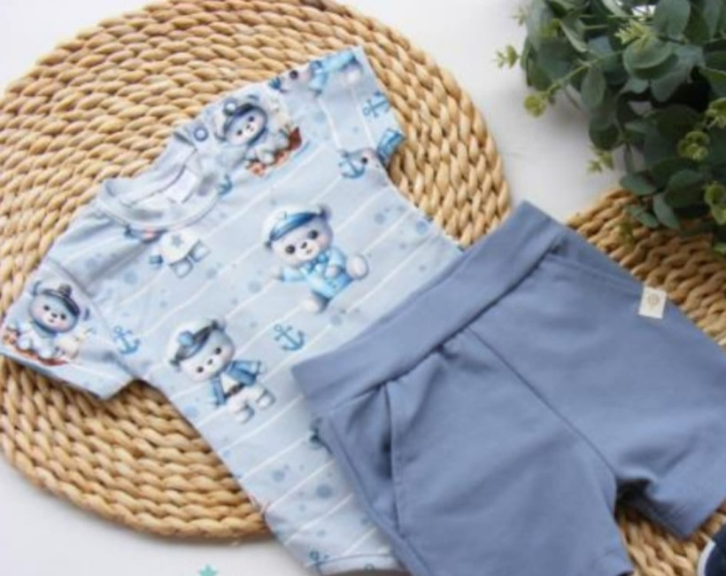 KOMPLET BODY MIŚ MARYNARZ +SZORTY GAMEX