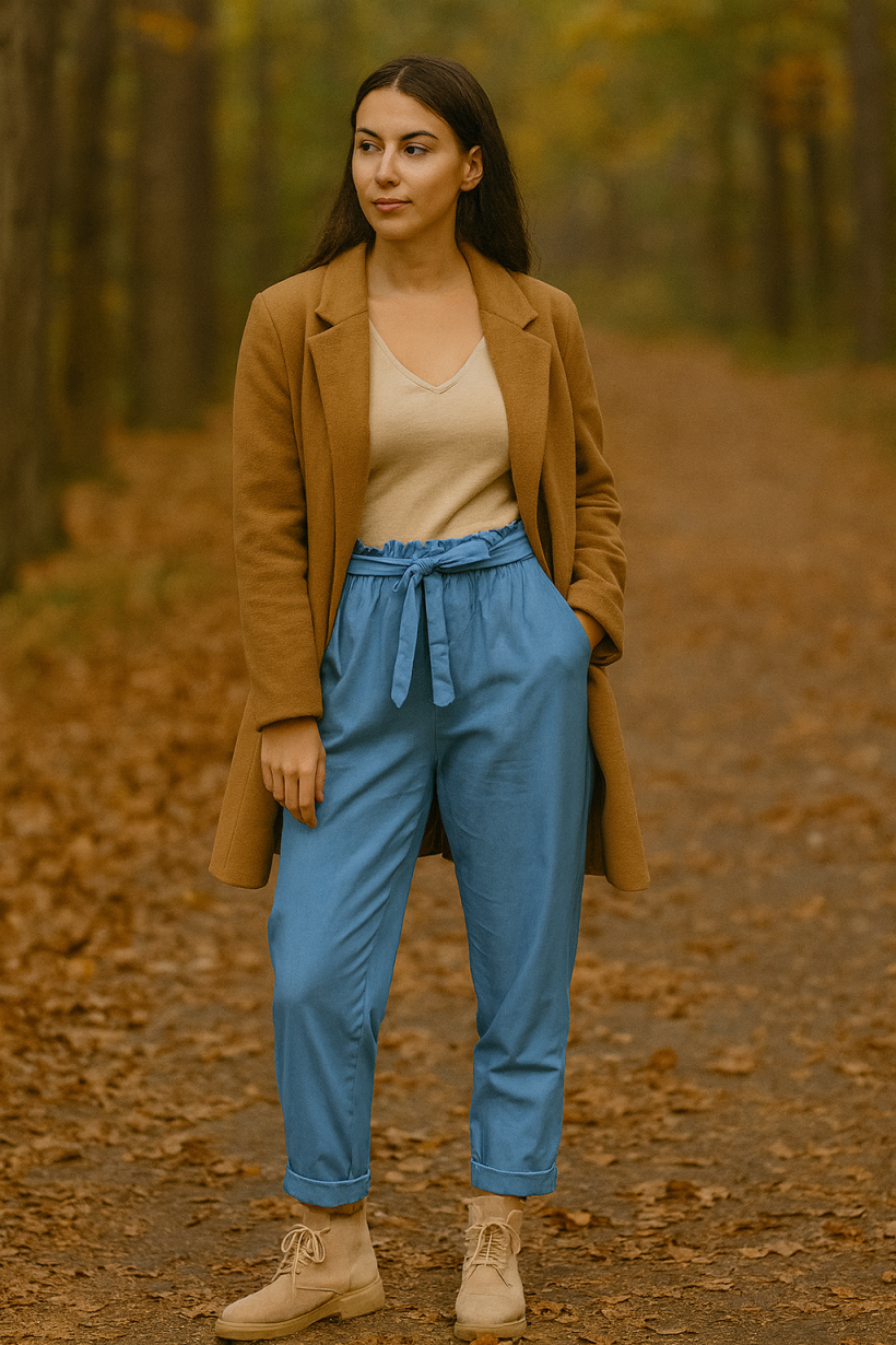 SPODNIE KOKARDA WIĄZANE