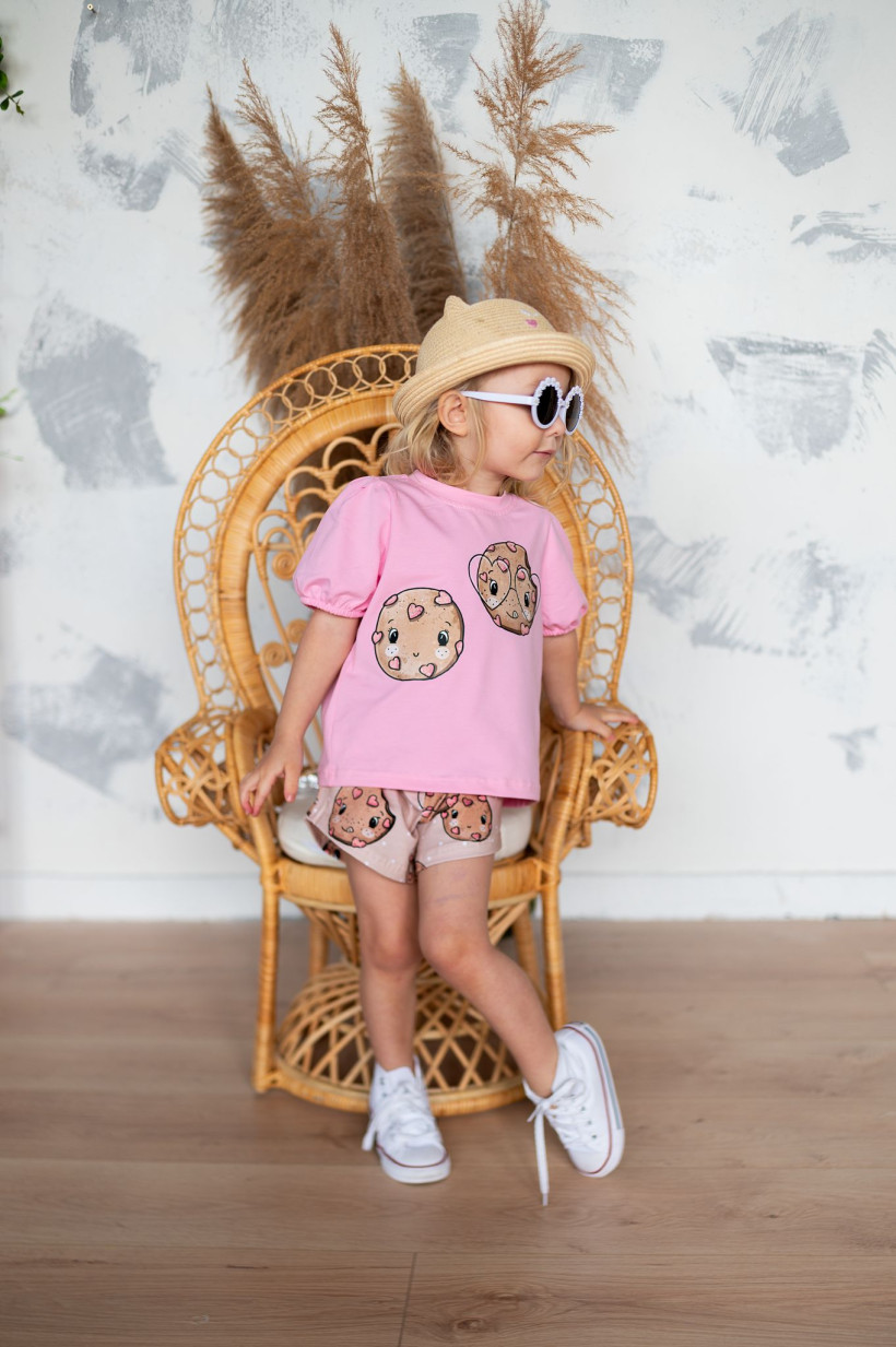 KOMPLET BLUZKA + SPODENKI  CIASTECZKAI MAM TEN LUZ