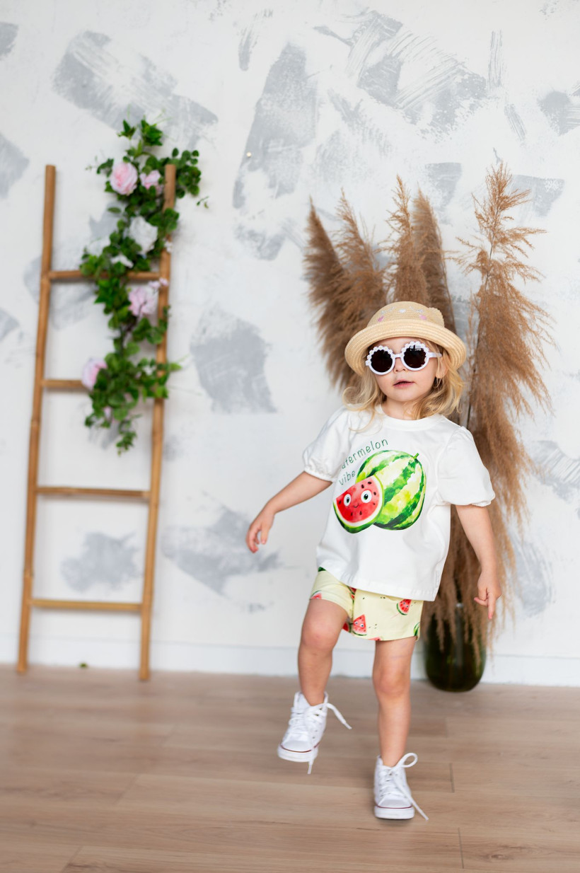 KOMPLET BLUZKA + SPODENKI  ARBUZY MAM TEN LUZ