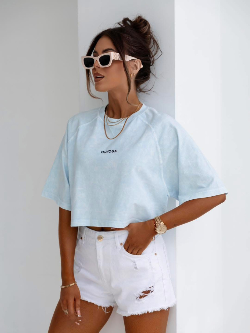 t-shirt VIROTO niebieski