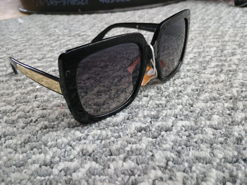 Okulary duże czarne ombre