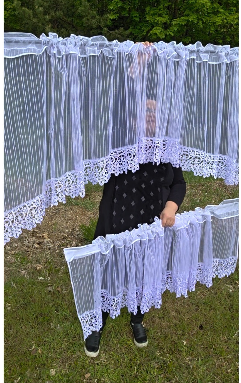 Zestaw kuchenny z markizety z gipiurą 