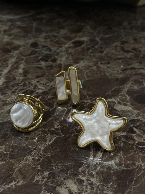 PIERŚCIONKI MASA PERŁOWA WZORY