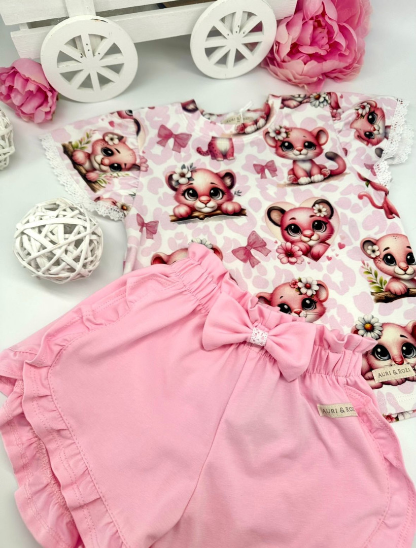 SZORTY RÓŻOWE AURI&ROZI