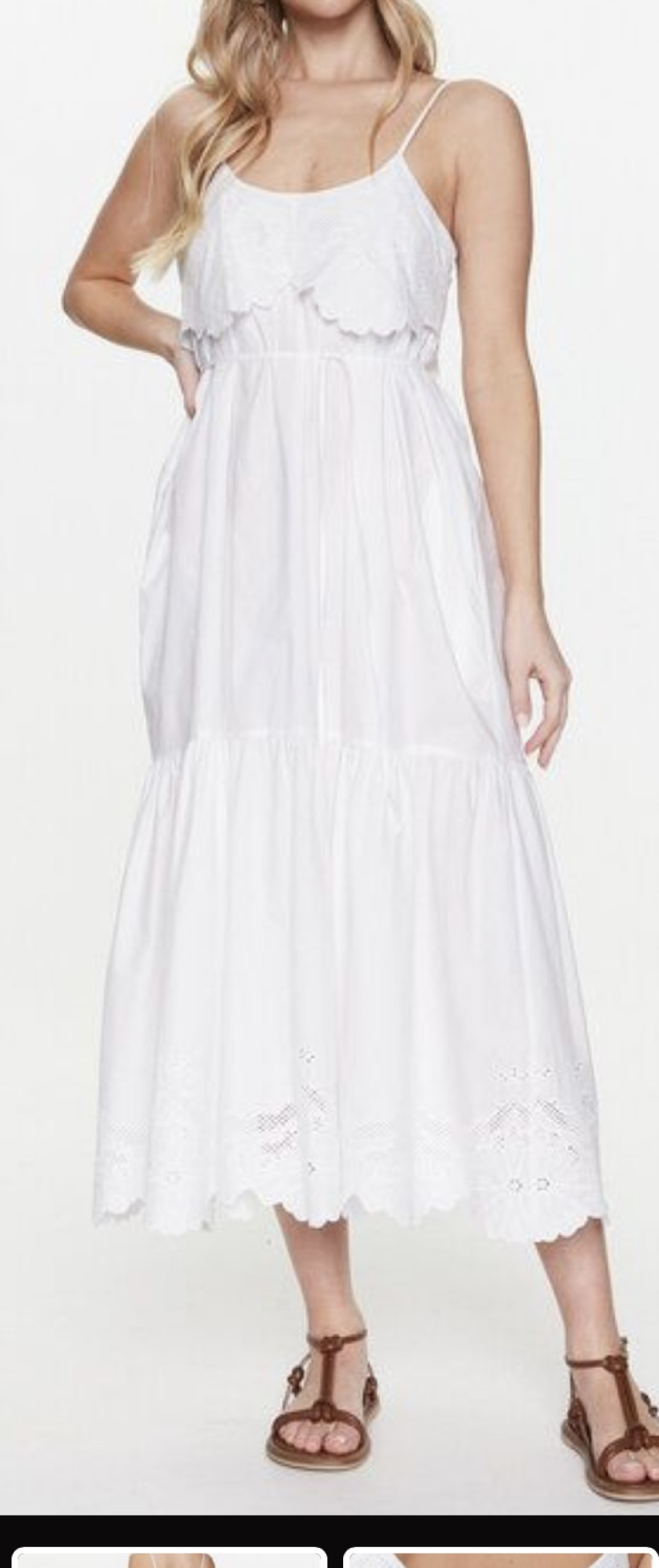 Sukienka Twinset długa biała