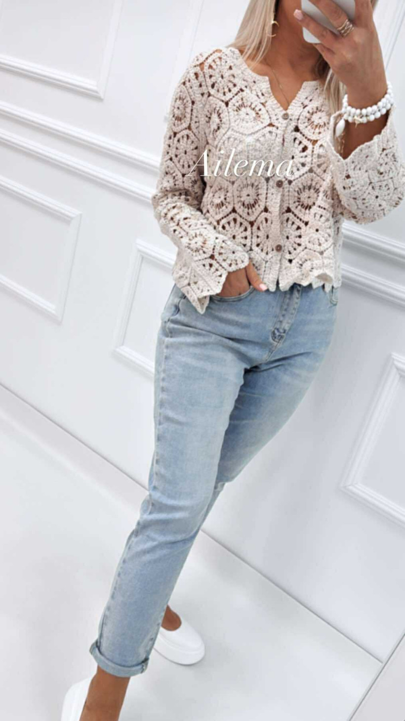 Jeansy M.Sara BF2793-5 loose fit