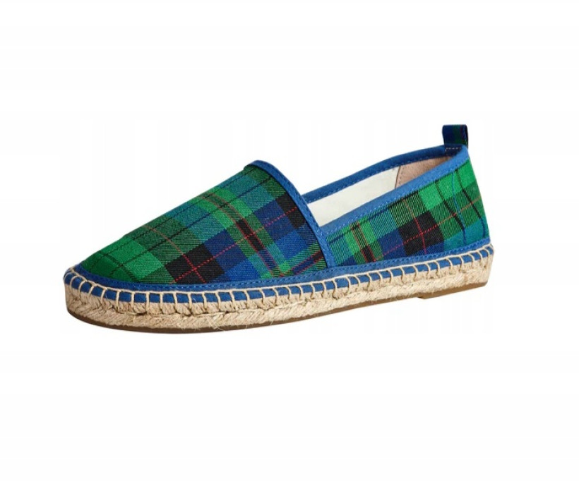 L18 Talamantra Espadryle zielona krata r.39