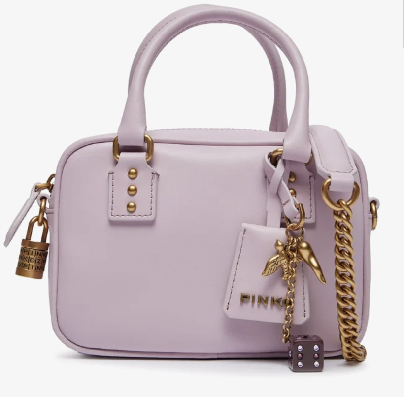 Torebka Pinko Bowling Bag Mini 102791 A0F1 liliowa
