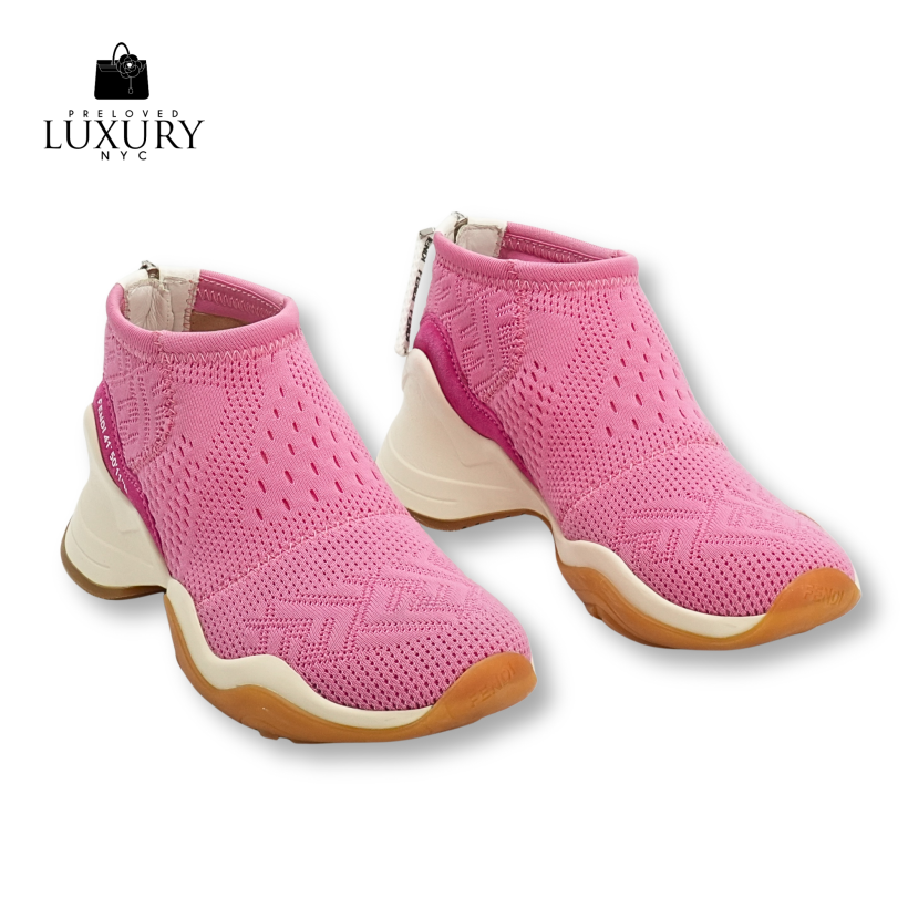 FENDI Pink Sock Sneakers 36