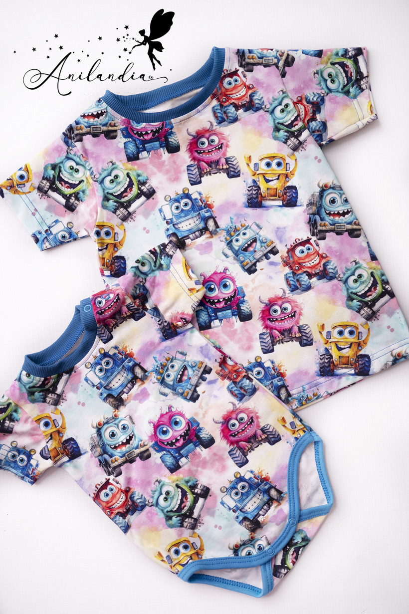 Bluzka Śmieszne pojazdy Le bebe