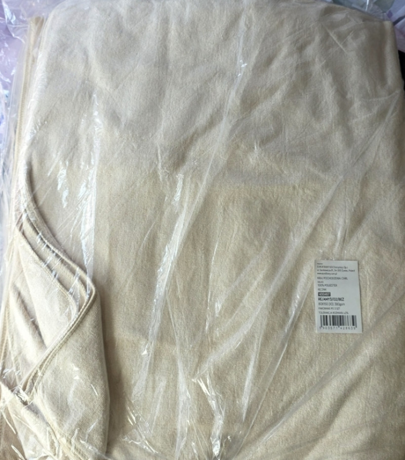 Ręcznik mikrofibra 80x150cm beż