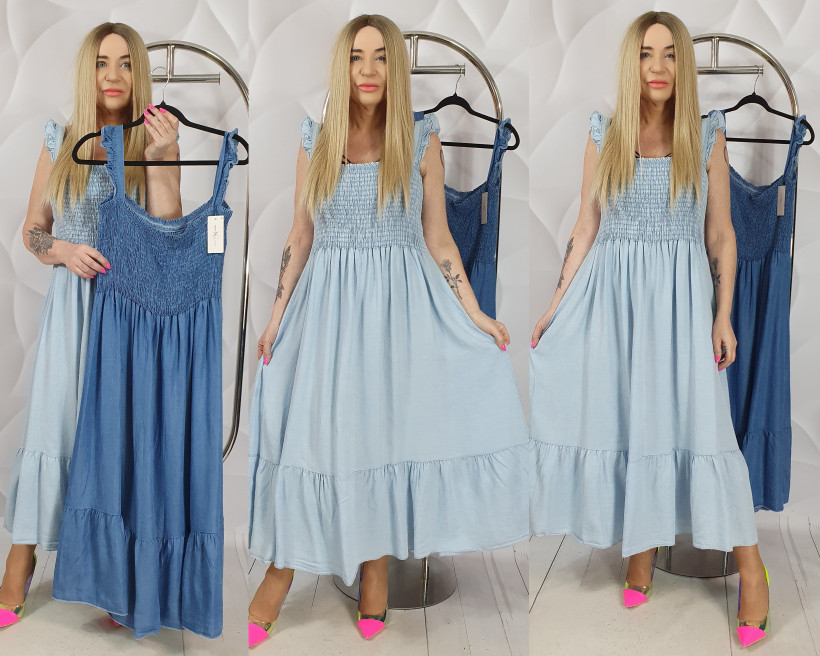 SUKIENKA  JEANSOWA QUEEN 83535 RB17 