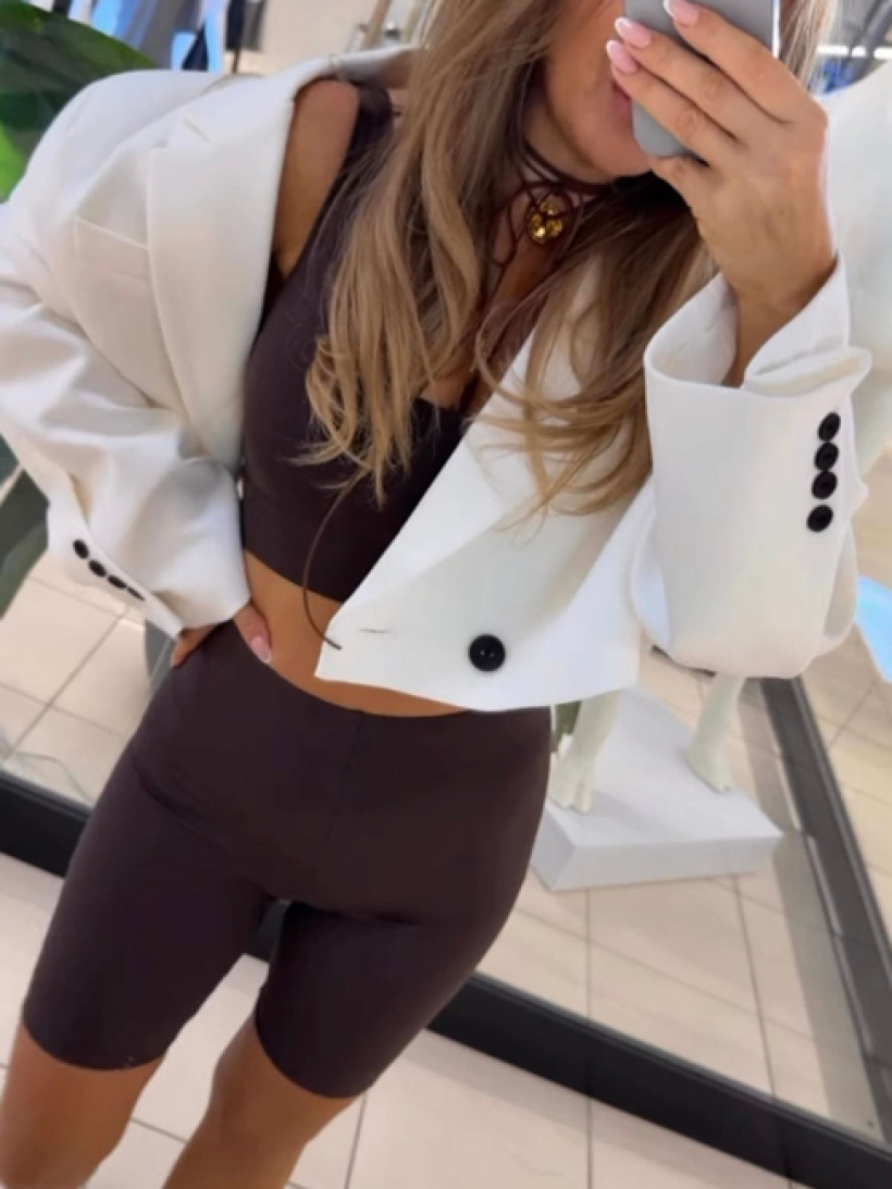 EMO krótki top nylon