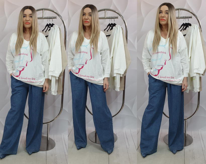 BLUZA GRATUS 5869 RB28  %PRZECENA