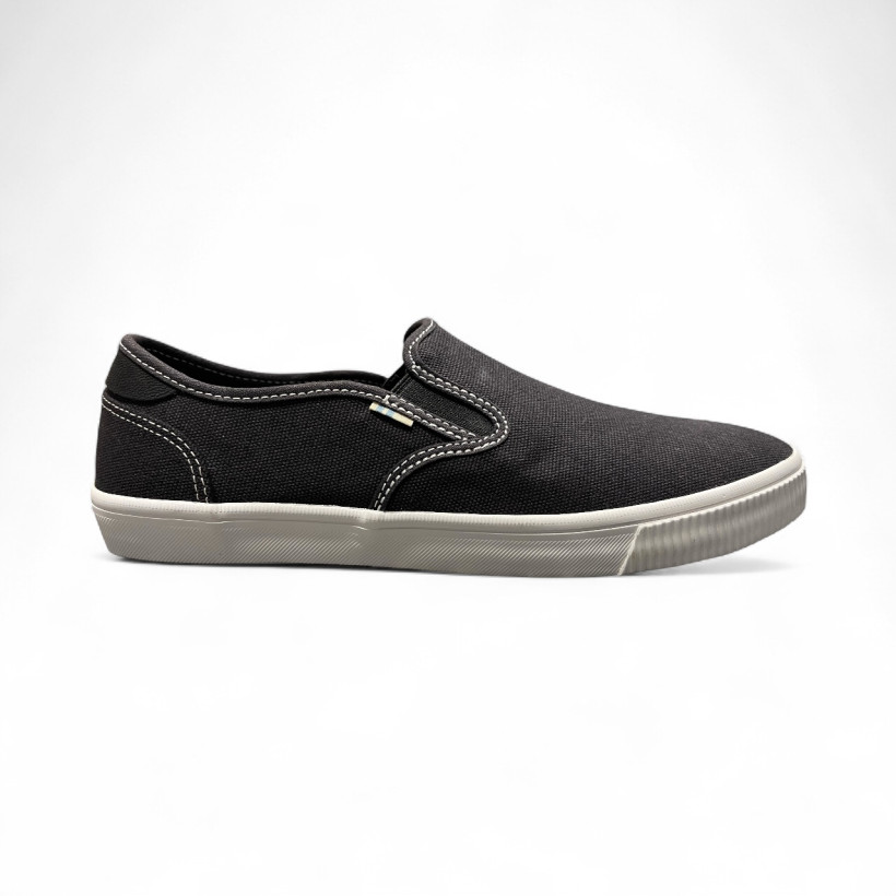 Trampki Toms Baja Black Canvas czarne niebieski karton