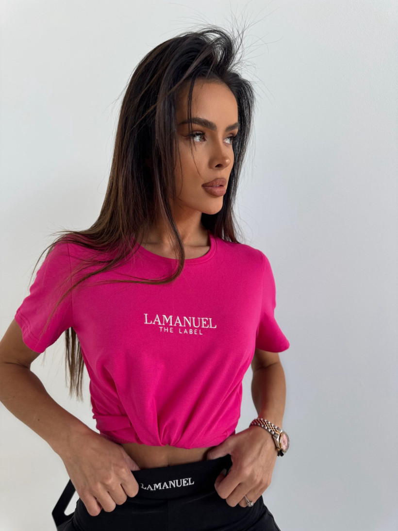 T- shirt Lamanuel róż