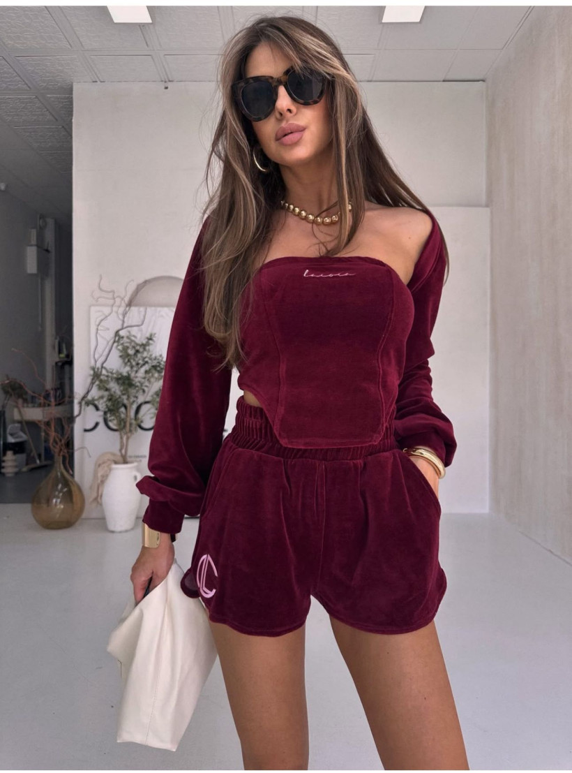 Komplet Lacoca bordo