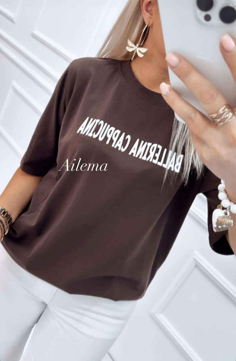 T-Shirt Bocca ab1674 Ballerina Cappucina 