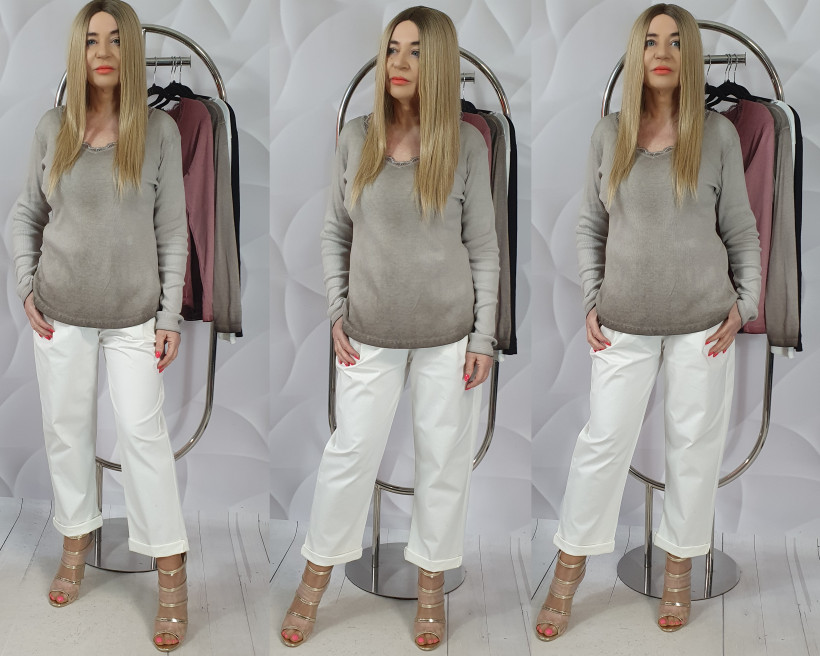 BLUZKA  RANSA  4782 RB 14   KORONKOWA WSTAWKA MUMU    przecena 